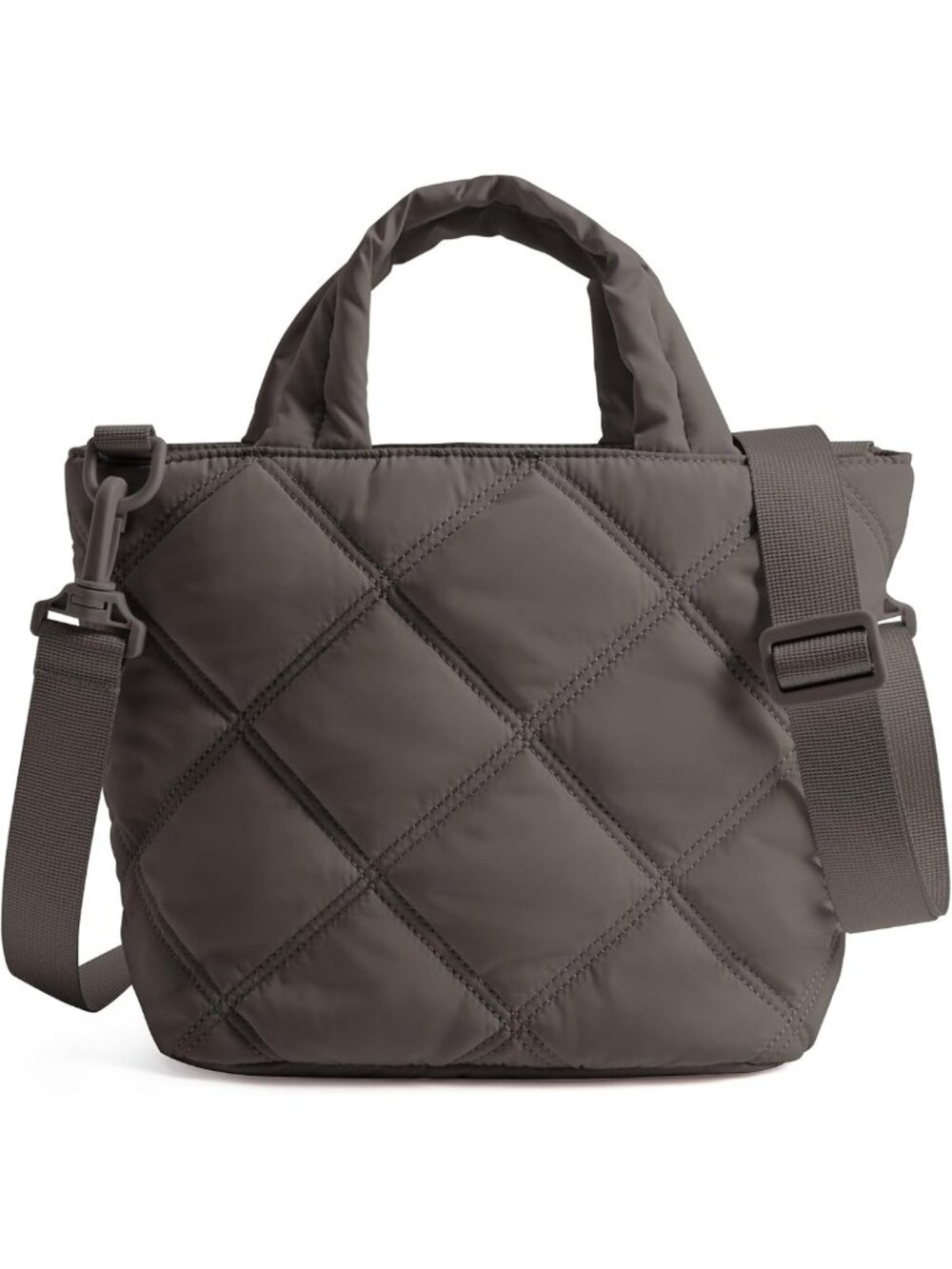 Lightweight Quilted Crossbody Bag for Women | Stylish Puffer Tote Handbag for